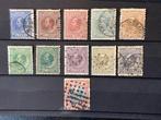 Nederland 1872/1888 - Koning Willem III - NVPH 19/29, Postzegels en Munten, Postzegels | Nederland, Gestempeld