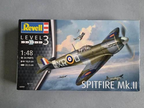 Revell 03959 Spitfire Mk.II 1:48, Hobby en Vrije tijd, Modelbouw | Vliegtuigen en Helikopters, Revell, Verzenden