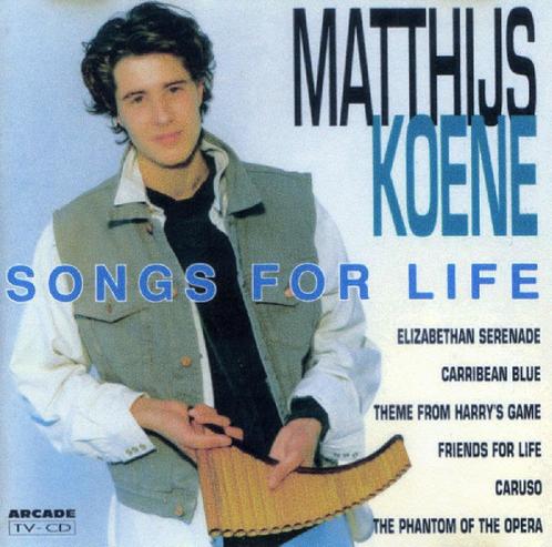 cd - Matthijs Koene - Songs For Life, Cd's en Dvd's, Cd's | Overige Cd's, Zo goed als nieuw, Verzenden