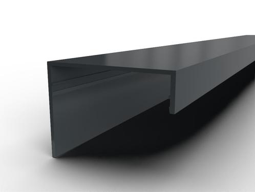 Afdekkap zijkant - Antraciet (RAL 7016)-2000 mm, Doe-het-zelf en Verbouw, Metalen, Ophalen of Verzenden