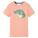 vidaXL Kindershirt 128 lichtoranje, Verzenden, Nieuw