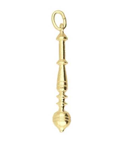 Gouden Kantklos ketting hanger, Sieraden, Tassen en Uiterlijk, Kettinghangers, Verzenden