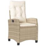 Luxe Tuinstoel Beige - 50% Korting! Tweedekansje, Tuin en Terras, Tuinstoelen, Ophalen of Verzenden, Nieuw, Rotan, Verstelbaar
