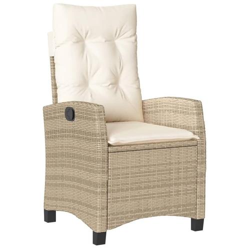 Luxe Tuinstoel Beige - 50% Korting! Tweedekansje, Tuin en Terras, Tuinstoelen, Verstelbaar, Nieuw, Rotan, Ophalen of Verzenden