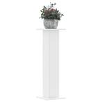 vidaXL Plantenstandaards 2 st 30x30x95 cm bewerkt hout wit, Verzenden, Nieuw