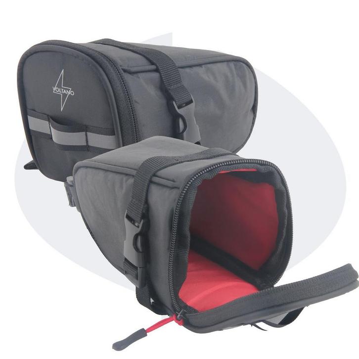 Voltano Luxe Zadeltas Zwart, Fietsen en Brommers, Fietsaccessoires | Fietstassen, Verzenden