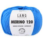 Lang Yarns Merino 120 - 178 turquoise - Merinowol Garen, Ophalen of Verzenden, Nieuw