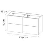 Wastafelonderkast Tiger Studio 120 cm Chalet Eik, Ophalen of Verzenden, Nieuw