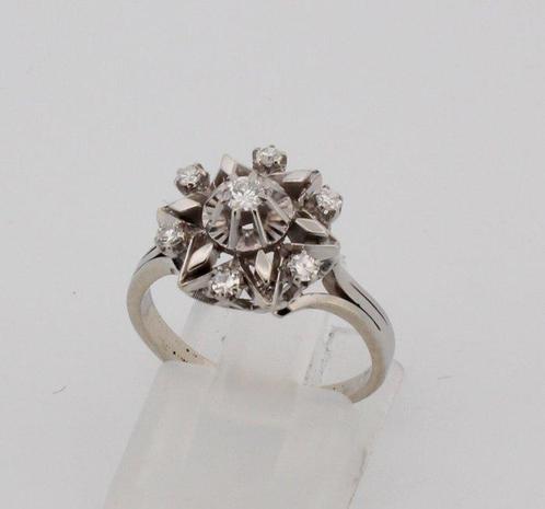 Zonder Minimumprijs - Ring - 18 karaat Witgoud Diamant, Sieraden, Tassen en Uiterlijk, Ringen