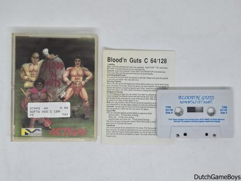 Commodore 64 - Blood N Guts - Tape, Spelcomputers en Games, Games | Overige, Gebruikt, Verzenden