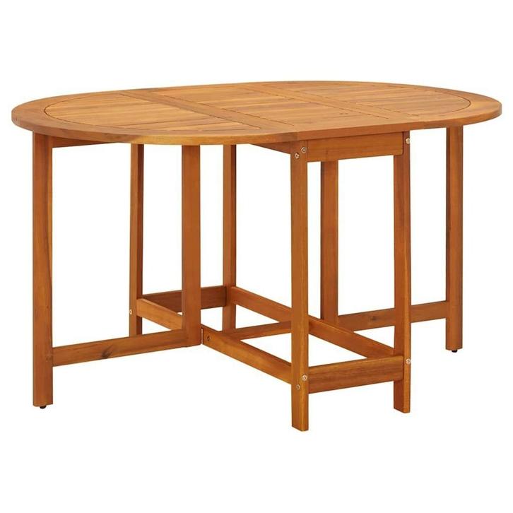 Robuuste Acacia Tuinstafel 130x90 | tweedekansje, Tuin en Terras, Tuintafels, Ovaal, Nieuw, Hout, Ophalen of Verzenden
