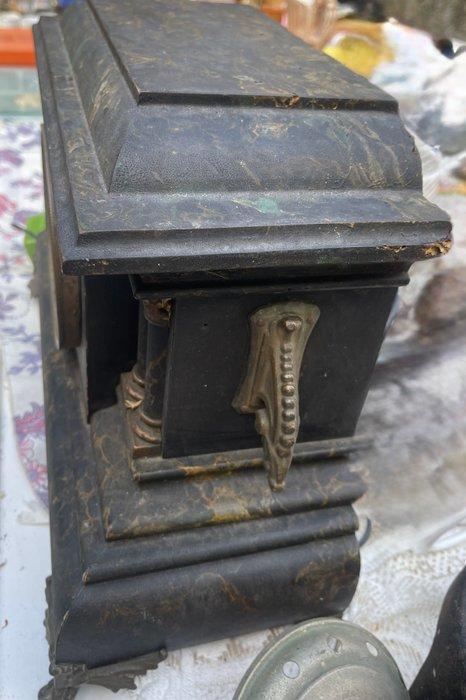 Pendule - Antiek Hout - 1850-1900, Antiek en Kunst, Antiek | Klokken
