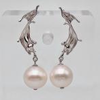 Zonder Minimumprijs - Oorbellen Zilver Parel - Edison Pearl, Sieraden, Tassen en Uiterlijk, Oorbellen, Nieuw