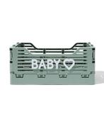 HEMA Klapkrat letterbord recycled mintgroen 1+1 gratis, Huis en Inrichting, Kasten | Overige, Verzenden, Nieuw