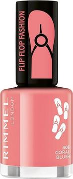 RIMMEL 60 SECONDS FLIP FLOP FASHION 406 CORAL BLUSH NAGELL.., Verzenden, Nieuw