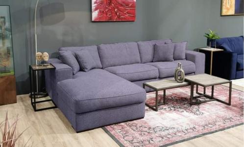 Loungebank Berlicum - loungebanken - Grijs, Huis en Inrichting, Banken | Sofa's en Chaises Longues, Nieuw, Stof
