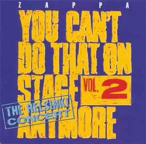 cd - Zappa - You Cant Do That On Stage Anymore Vol. 2, Cd's en Dvd's, Cd's | Overige Cd's, Zo goed als nieuw, Verzenden