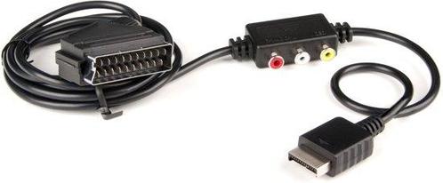 Speedlink Tracs Scart Video en Audio Cable - zwart - Ps3, Spelcomputers en Games, Spelcomputers | Overige Accessoires, Verzenden
