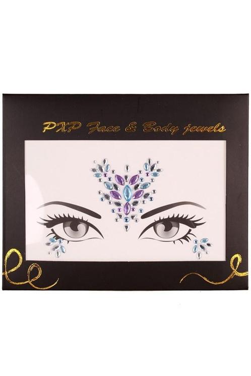 PXP Gezicht Sticker Face Jewels Model L, Hobby en Vrije tijd, Feestartikelen, Nieuw, Verzenden