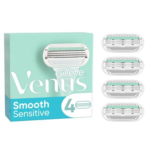 Gillette Venus Scheermesjes Smooth 4 stuks, Sieraden, Tassen en Uiterlijk, Uiterlijk | Gezichtsverzorging, Nieuw, Verzenden