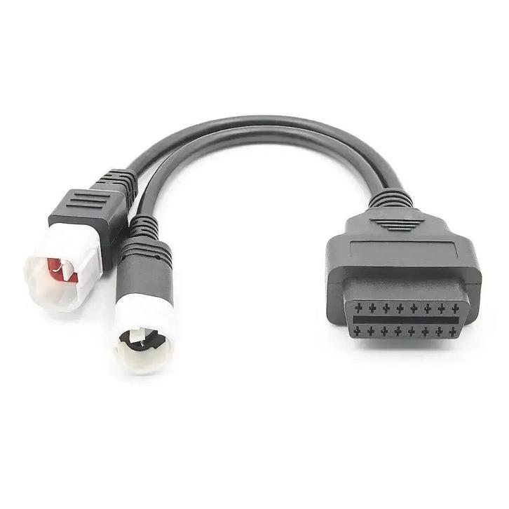 Yamaha 3+4-pins OBD – 16-pins OBD2 Verloopkabel | Motorfiets, Auto diversen, Autogereedschap, Nieuw, Verzenden