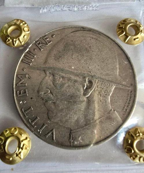 Italië, Koninkrijk Vittorio Emanuele III. 20 Lire 1928, Postzegels en Munten, Munten | Europa | Niet-Euromunten