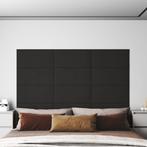 vidaXL Wandpanelen 12 st 2,16 m² 60x30 cm fluweel zwart, Doe-het-zelf en Verbouw, Platen en Panelen, Verzenden, Nieuw
