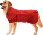 Badjas voor de hond rood in S, M, L en XL, Nieuw, Verzenden