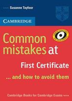 Mistake First Certificate How Avoid Them 9780521520621, Boeken, Verzenden, Gelezen, Susanne Tayfoor