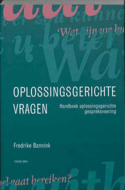 Oplossingsgerichte vragen 9789026522215, Boeken, Studieboeken en Cursussen, Zo goed als nieuw, Verzenden