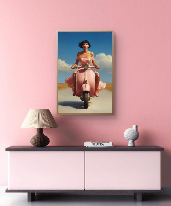 Le Yack - Ride into Freedom - Hand signed, Antiek en Kunst, Antiek | Overige Antiek