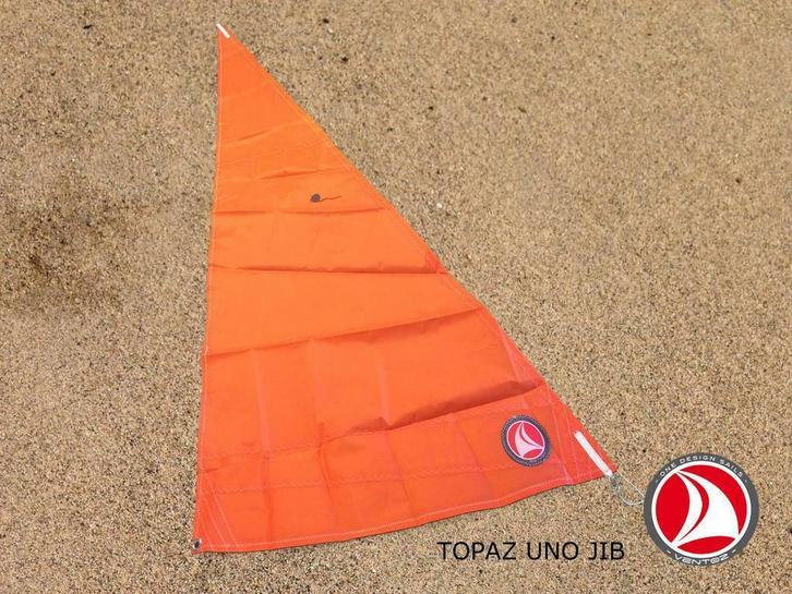 Ventoz Topaz Uno Fok - Oranje, Watersport en Boten, Zeilen en Zeiltoebehoren, 3 tot 6 meter, Minder dan 15 m², Nieuw, Genua of Fok