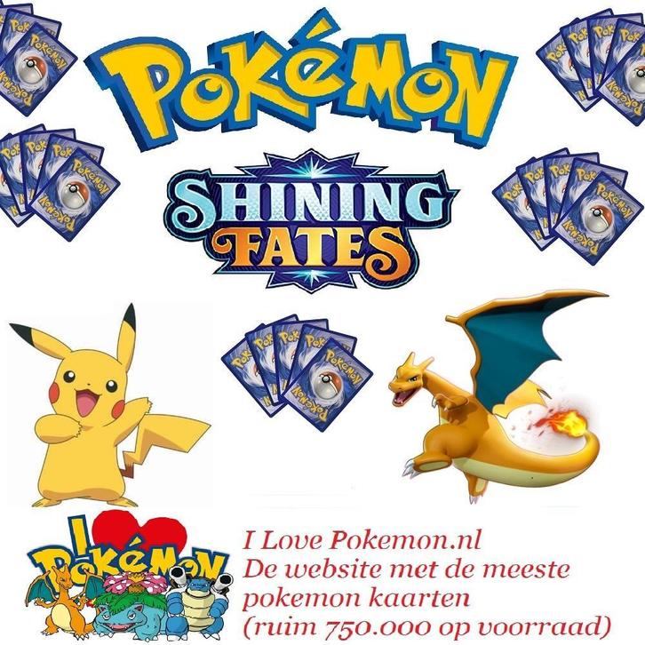 Pokemon Kaarten Sword & Shield Shining Fates - veel keuze, Hobby en Vrije tijd, Verzamelkaartspellen | Pokémon, Losse kaart, Nieuw