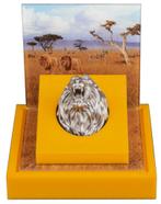 Zilveren 3D Lion Head Burundi 2023, Postzegels en Munten, Verzenden