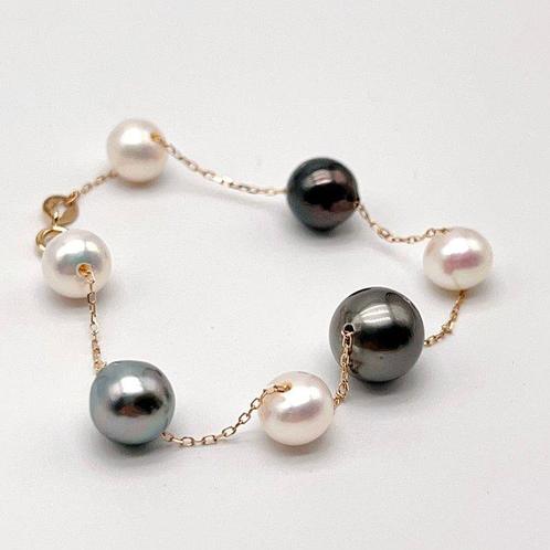 Zonder Minimumprijs - Armband - 18 karaat Geel goud Parel -, Sieraden, Tassen en Uiterlijk, Armbanden