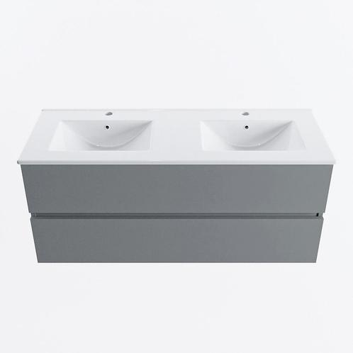 MONDIAZ VICA 120cm badmeubel onderkast Plata 2 lades., Doe-het-zelf en Verbouw, Sanitair, Bad, Nieuw, Ophalen of Verzenden