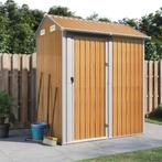 vidaXL Tuinschuur 192x152,5x237 cm gegalvaniseerd staal, Verzenden, Nieuw