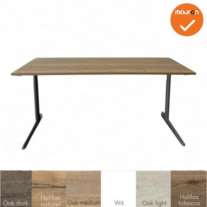 Ahrend 500 bureau – Slinger verstelbaar – Nieuw blad –, Zakelijke goederen, Kantoor en Winkelinrichting | Kantoormeubilair en Inrichting