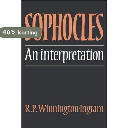 Sophocles 9780521296847 R. P. Winnington-Ingram, Boeken, Overige Boeken, Gelezen, Verzenden