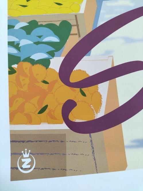 Monsieur Z - Affiche Tourisme French Riviera - MARCHÉ, Antiek en Kunst, Kunst | Tekeningen en Foto's