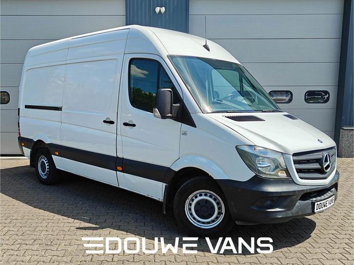 Zakelijke Lease |  Mercedes-Benz Sprinter 316 Automaat L2 H2, Auto's, Bestelauto's, Onderhoudsboekje, Lease, Zwart, Automaat, Wit