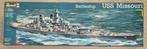 Revell 05071 battleship USS Missouri 1:350, Hobby en Vrije tijd, Modelbouw | Boten en Schepen, Nieuw, Revell, Verzenden