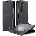 CaseMe book case leer - Samsung Galaxy Z Fold 5 - zwart, Verzenden, Nieuw