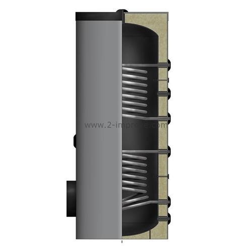 Boiler met 2 warmtewisselaars A+ energie label Grijs 200, Doe-het-zelf en Verbouw, Geisers en Boilers, Verzenden