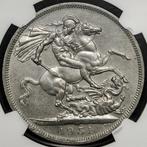 Koninkrijk Groot-Brittannië. George V. Corona 1951 - NGC, Postzegels en Munten, Munten | Europa | Niet-Euromunten