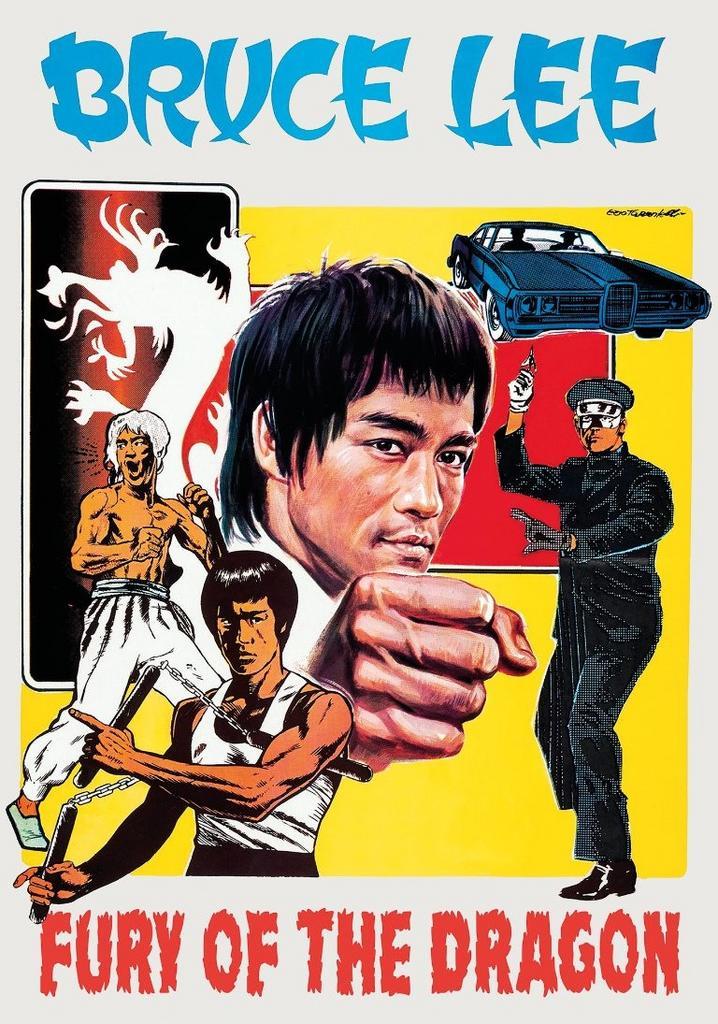 Posters - Poster Bruce Lee - Fury of the Dragon, Verzamelen, Muziek, Artiesten en Beroemdheden, Zo goed als nieuw, Verzenden