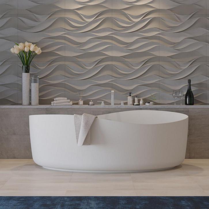 Ligbad Vrijstaand Ideavit Solidharmony 175x100x65 cm Solid, Doe-het-zelf en Verbouw, Sanitair, Ophalen of Verzenden