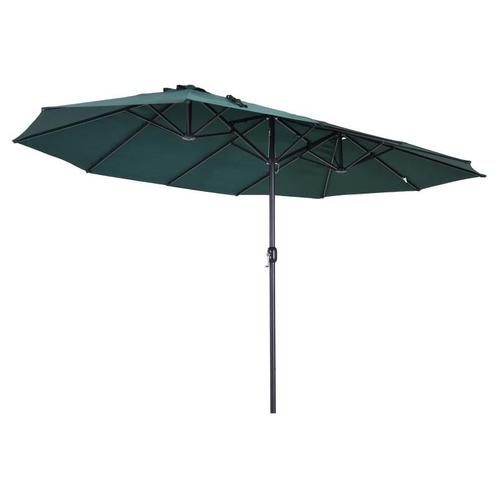 TRUUSK Parasol Tuinparaplu Marktparaplu Dubbele Parasol Terr, Tuin en Terras, Parasols, Nieuw, Verzenden