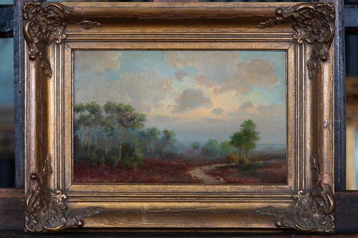 George Frederik Teyssen (1873-1955) - Heidelandschap, Antiek en Kunst, Kunst | Schilderijen | Klassiek