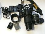Nikon D60 + AF-S 18-55 + AF-S 55-200 Digitale compact camera, Audio, Tv en Foto, Fotocamera's Digitaal, Nieuw